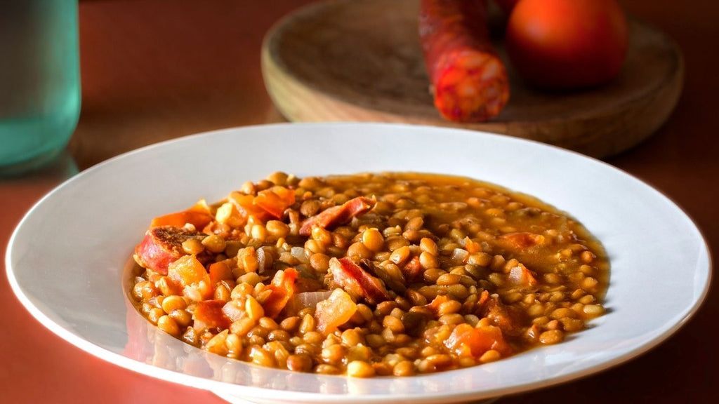 Lentils with Chorizo Recipe