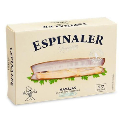 Premium Navajas de la Rias Gallegas al natural 5/7 115g
