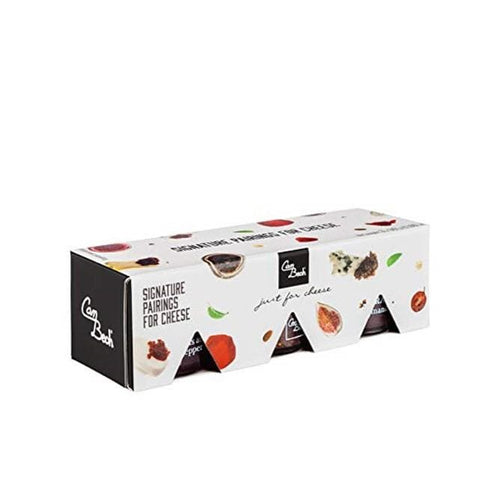 Cheese pairing jams Pack 3x30g: Apple, peach, black figs